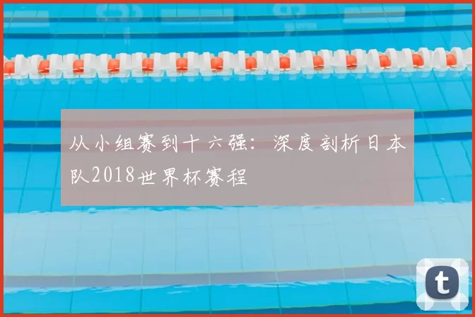 从小组赛到十六强：深度剖析日本队2018世界杯赛程